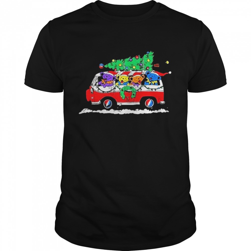 grateful-dead-bears-on-christmas-car-holiday-shirt-icfbvg38 Grateful Dead Bears On Christmas Car Holiday Shirt