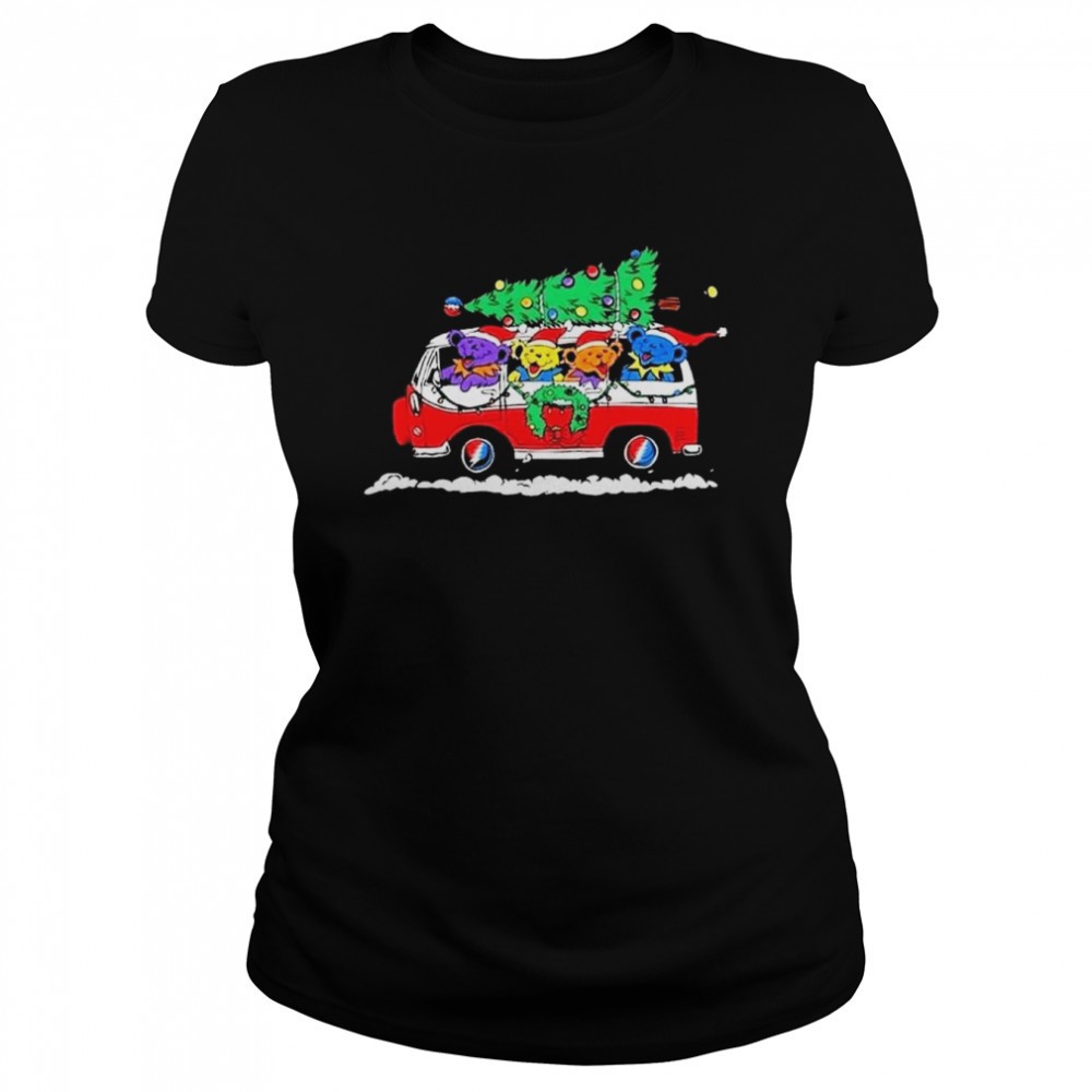 grateful-dead-bears-on-christmas-car-holiday-shirt-icfbvg38 Grateful Dead Bears On Christmas Car Holiday Shirt