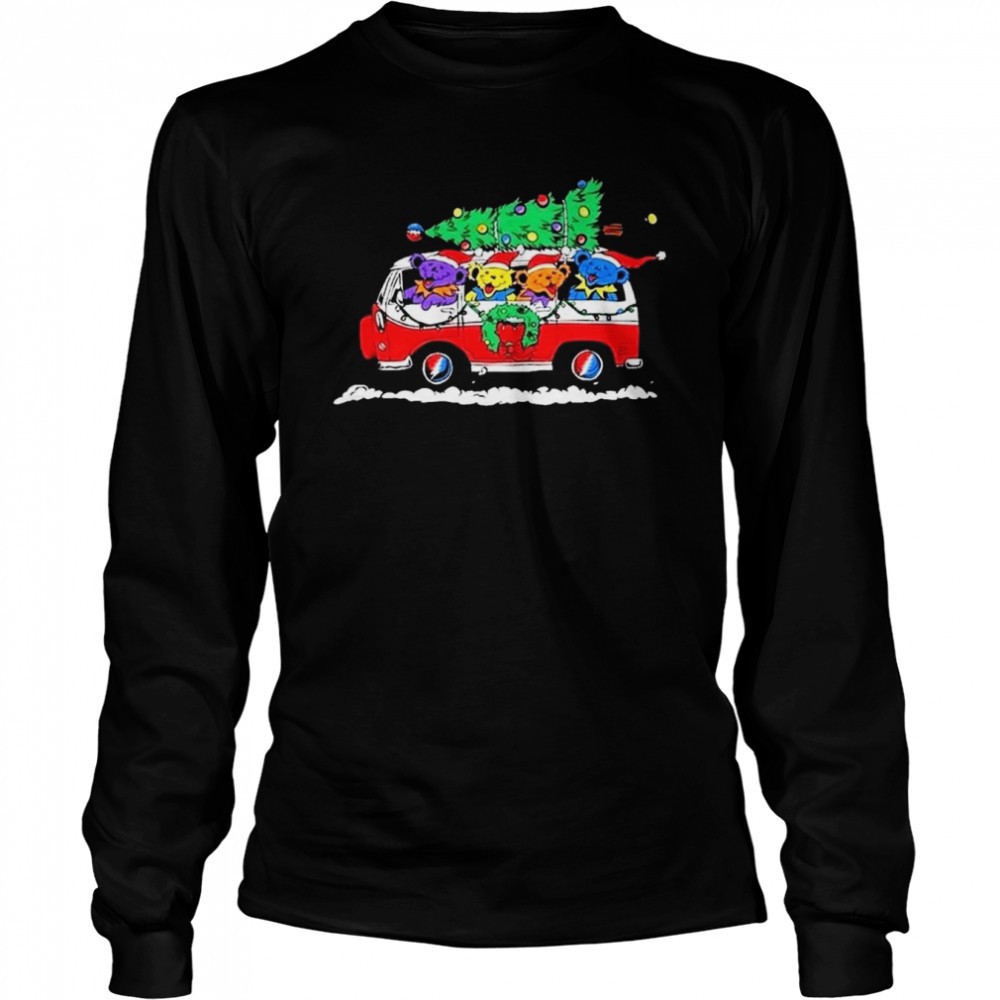 grateful-dead-bears-on-christmas-car-holiday-shirt-icfbvg38 Grateful Dead Bears On Christmas Car Holiday Shirt