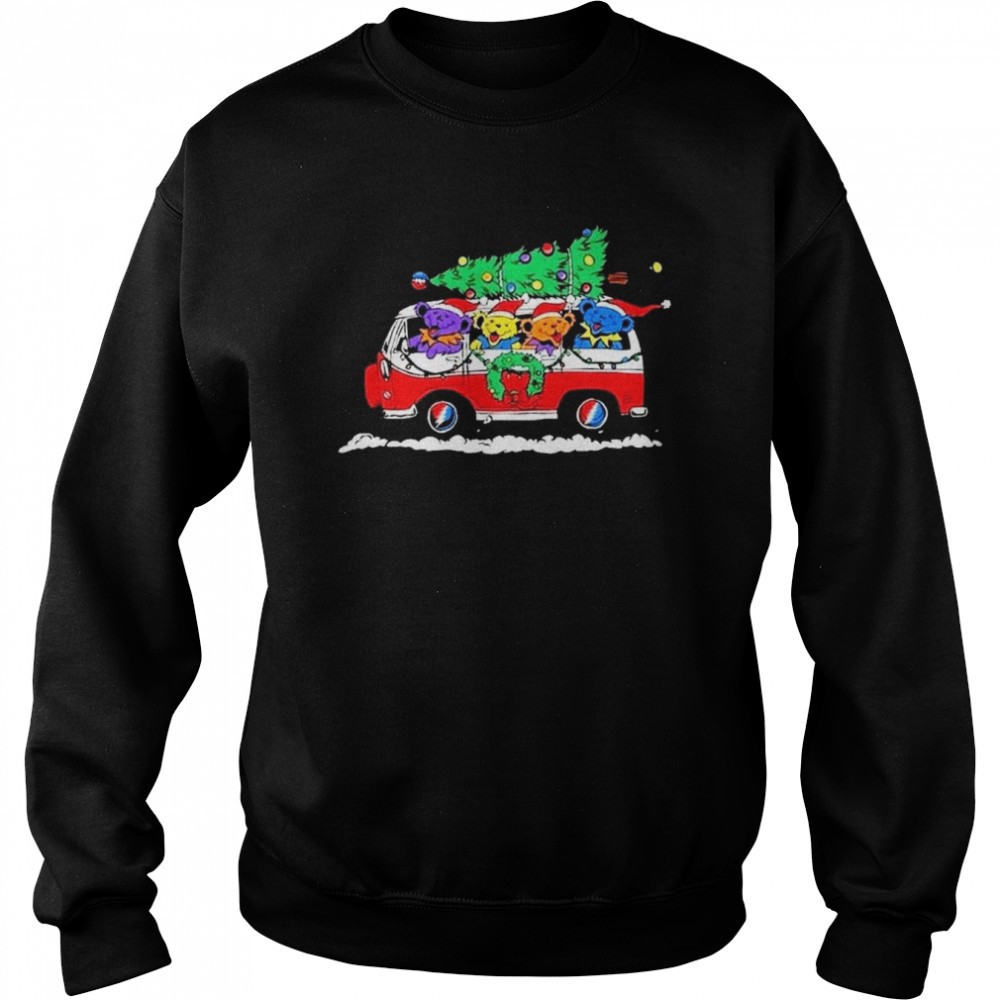 grateful-dead-bears-on-christmas-car-holiday-shirt-icfbvg38 Grateful Dead Bears On Christmas Car Holiday Shirt