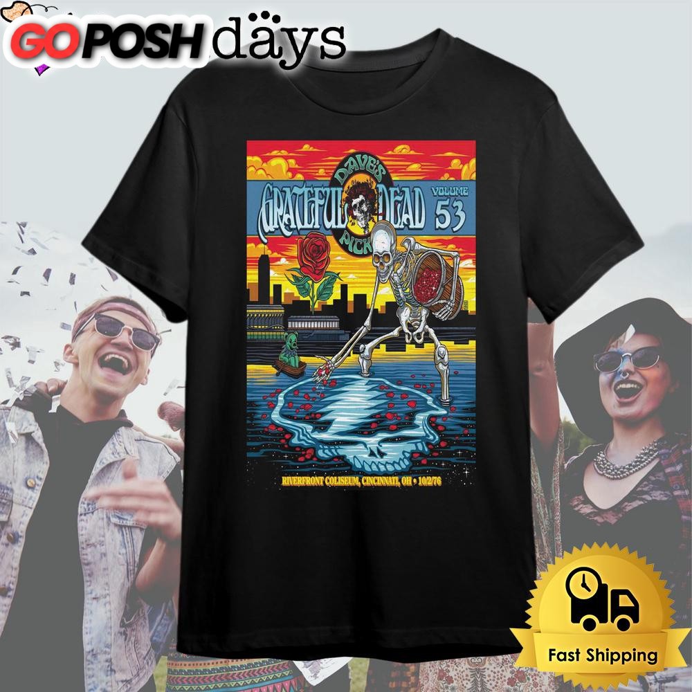 Grateful Dead Volume 53 At Riverfront Coliseum Cincinnati, OH T Shirt