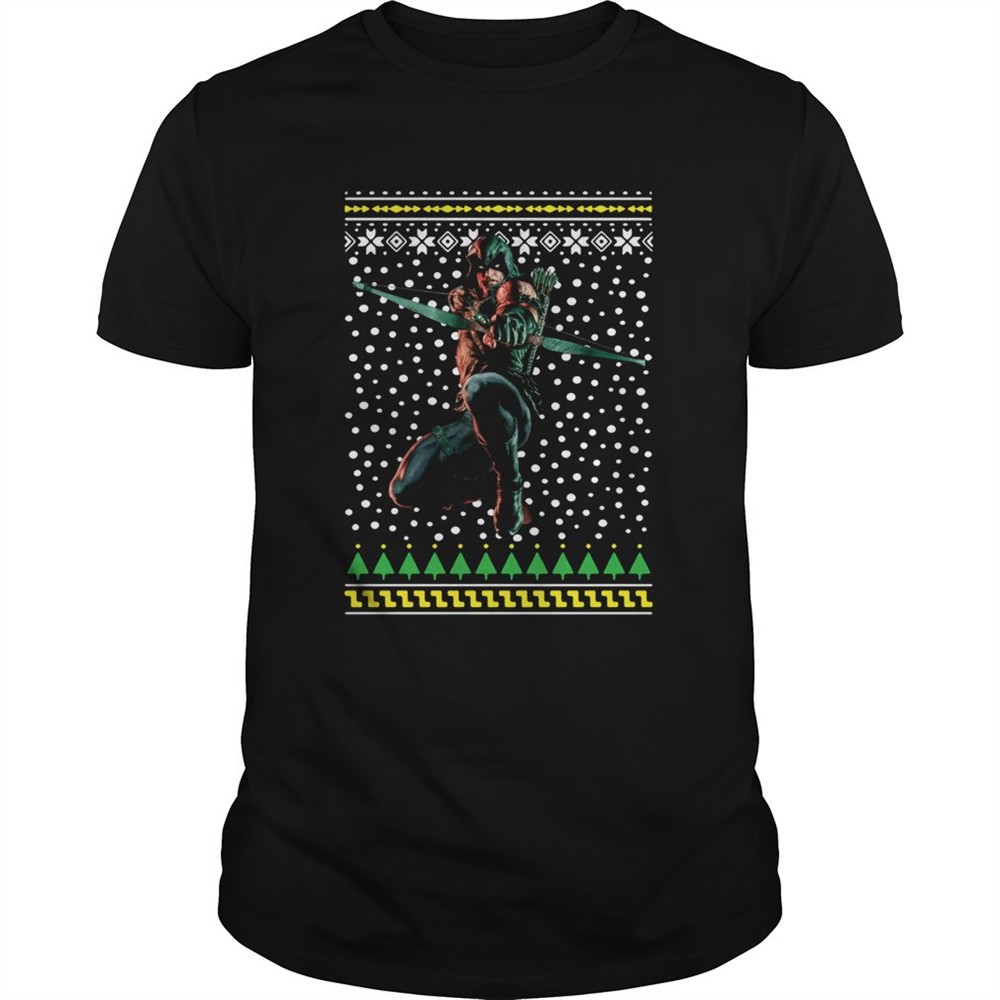 green-arrow-ugly-christmas-shirt-eh8fturl Green Arrow Ugly Christmas shirt
