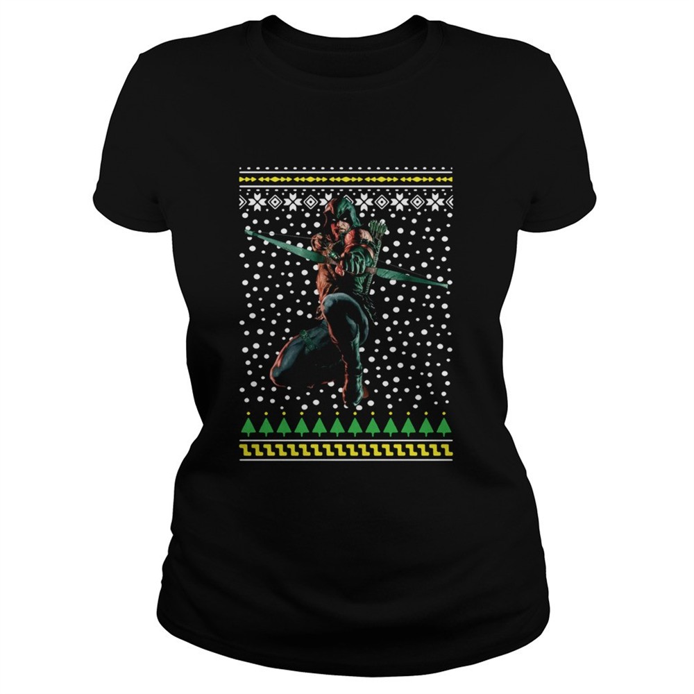 green-arrow-ugly-christmas-shirt-eh8fturl Green Arrow Ugly Christmas shirt