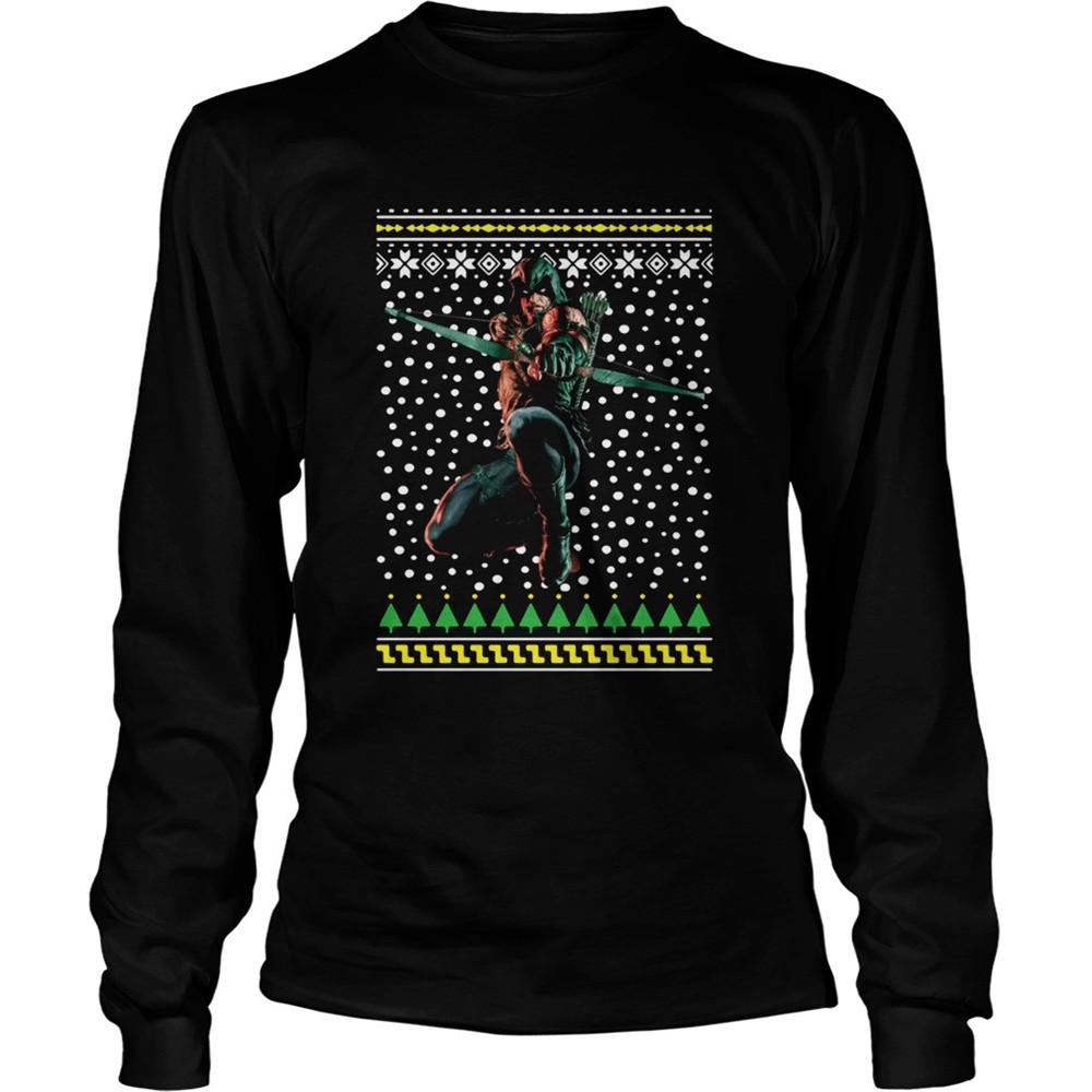 green-arrow-ugly-christmas-shirt-eh8fturl Green Arrow Ugly Christmas shirt