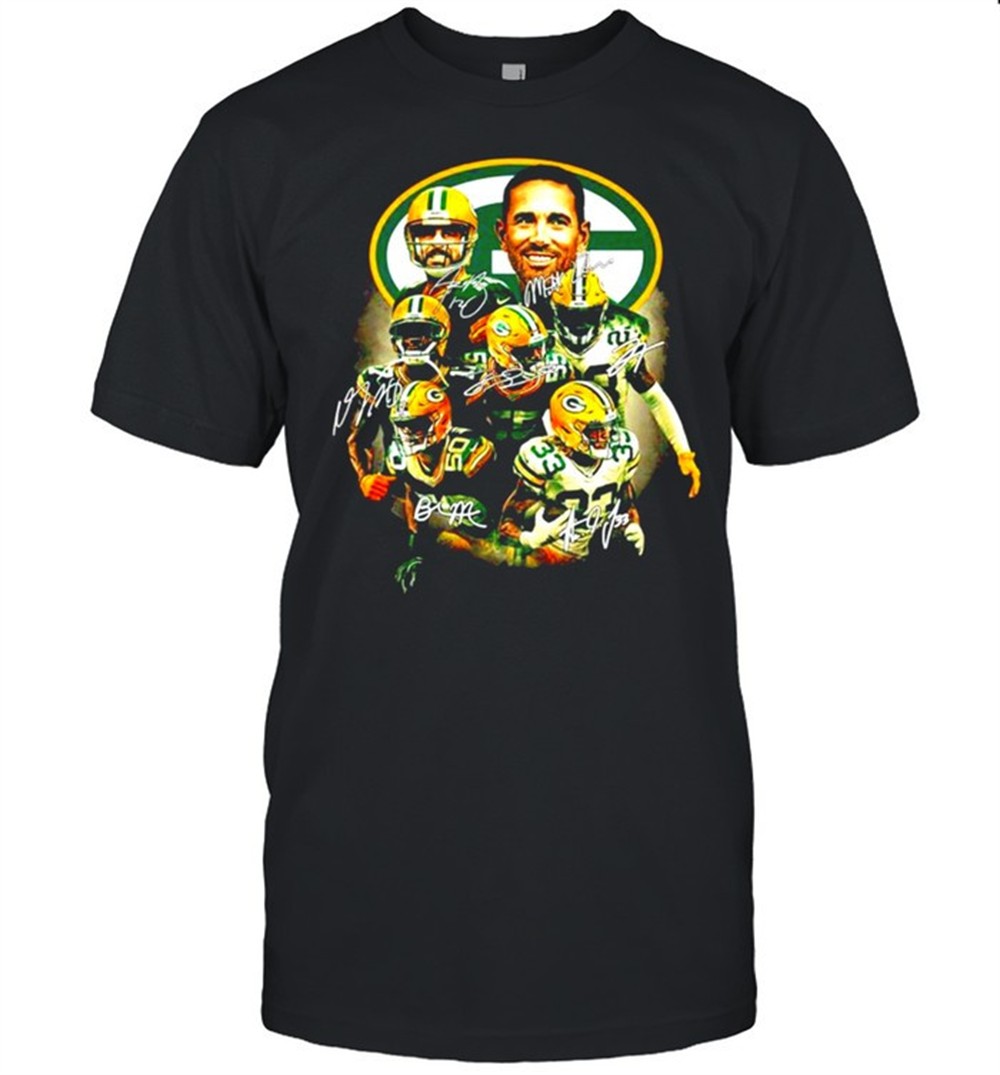 green-bay-packers-all-team-signatures-shirt-92at91q2 Green Bay Packers all team signatures shirt