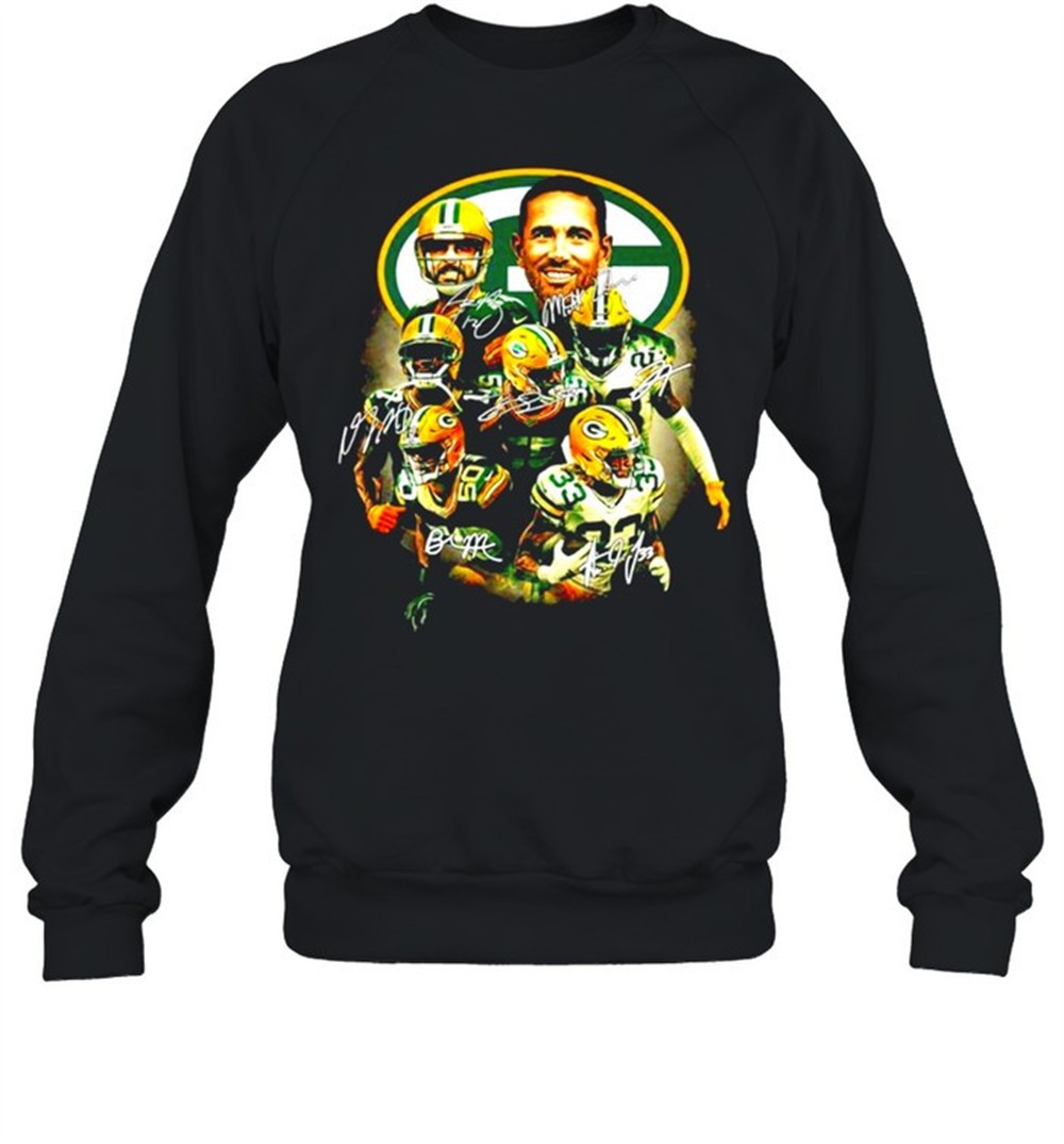 green-bay-packers-all-team-signatures-shirt-92at91q2 Green Bay Packers all team signatures shirt