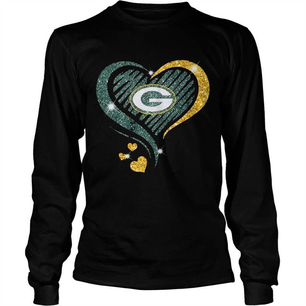 green-bay-packers-diamond-heart-shirt-alqzxsul Green Bay Packers Diamond Heart shirt