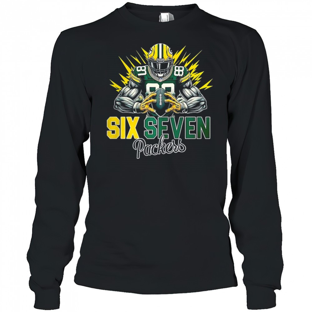 green-bay-packers-football-six-seven-graphic-shirt-tmoi9fd2 Green Bay Packers football six seven graphic shirt