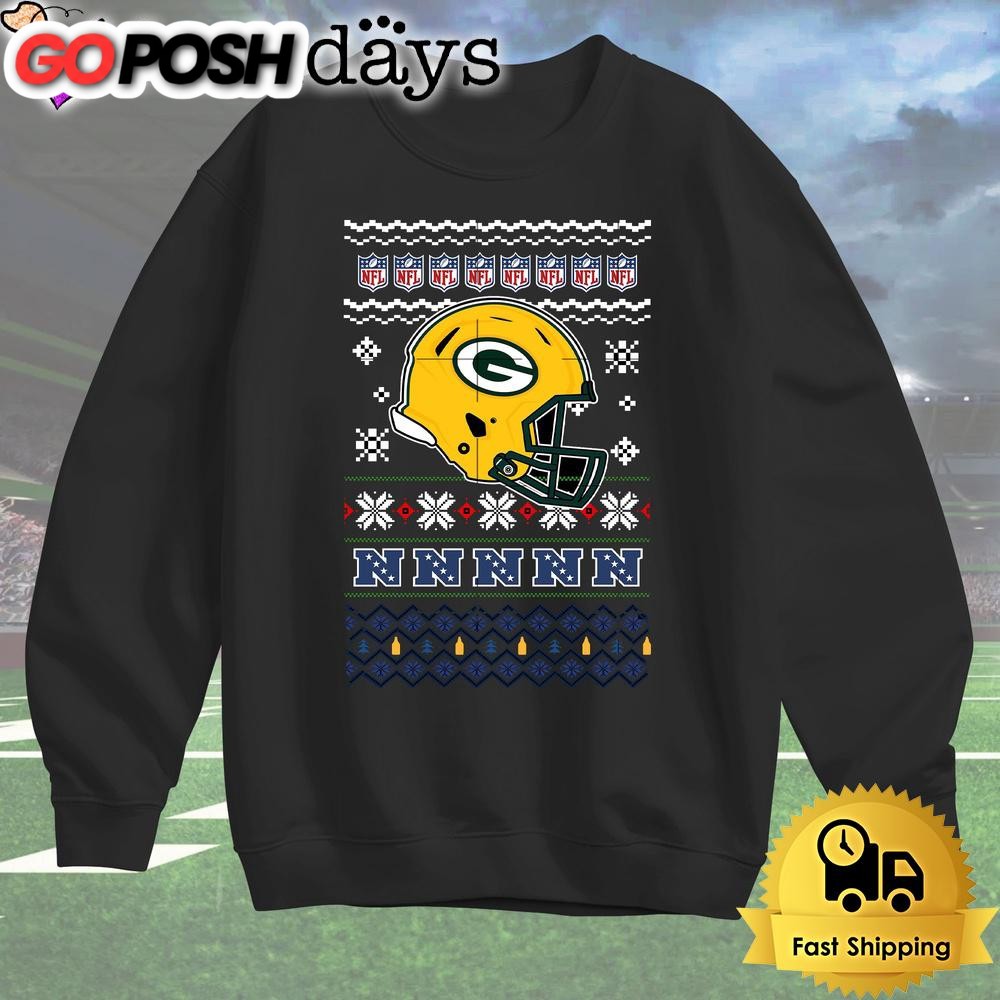 green-bay-packers-helmet-team-christmas-t-shirt-h13xr029 Green Bay Packers Helmet Team Christmas T Shirt