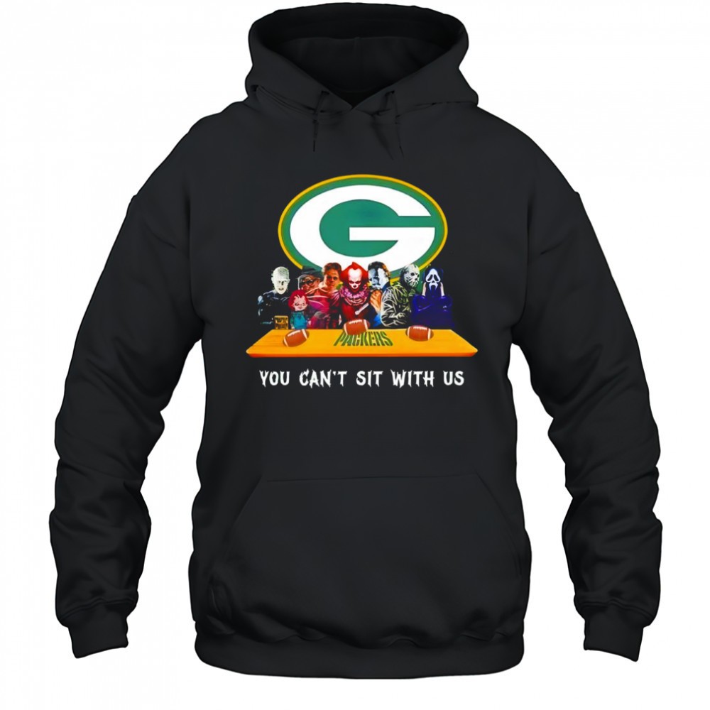 Green Bay Packers Horror Movies you cant sit with us shirt