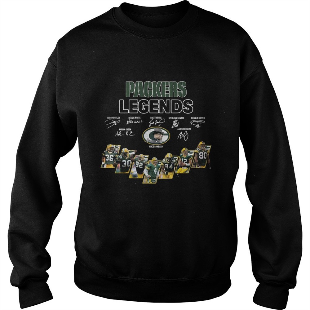 Green Bay Packers Legends Players Signatures shirt