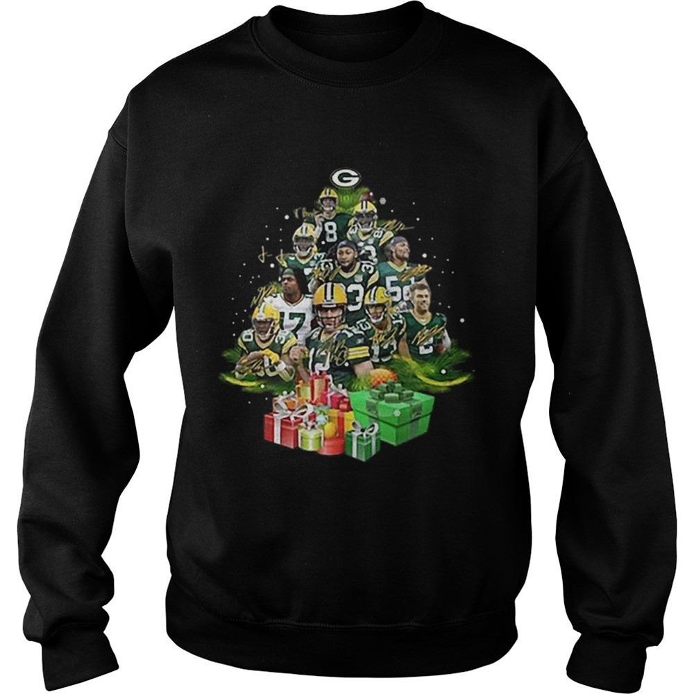 Green Bay Packers Players Christmas Trees shirt
