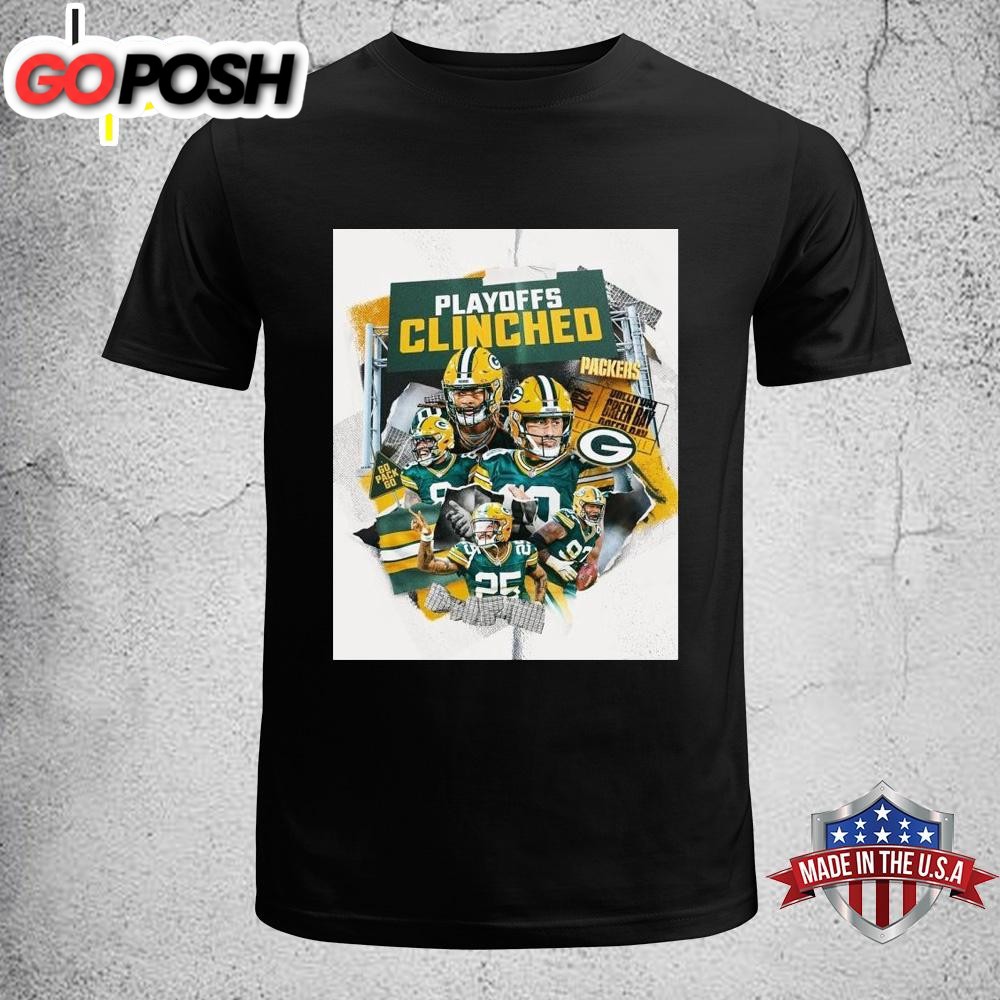 Green Bay Packers Playoffs Clinched Unisex T-Shirt