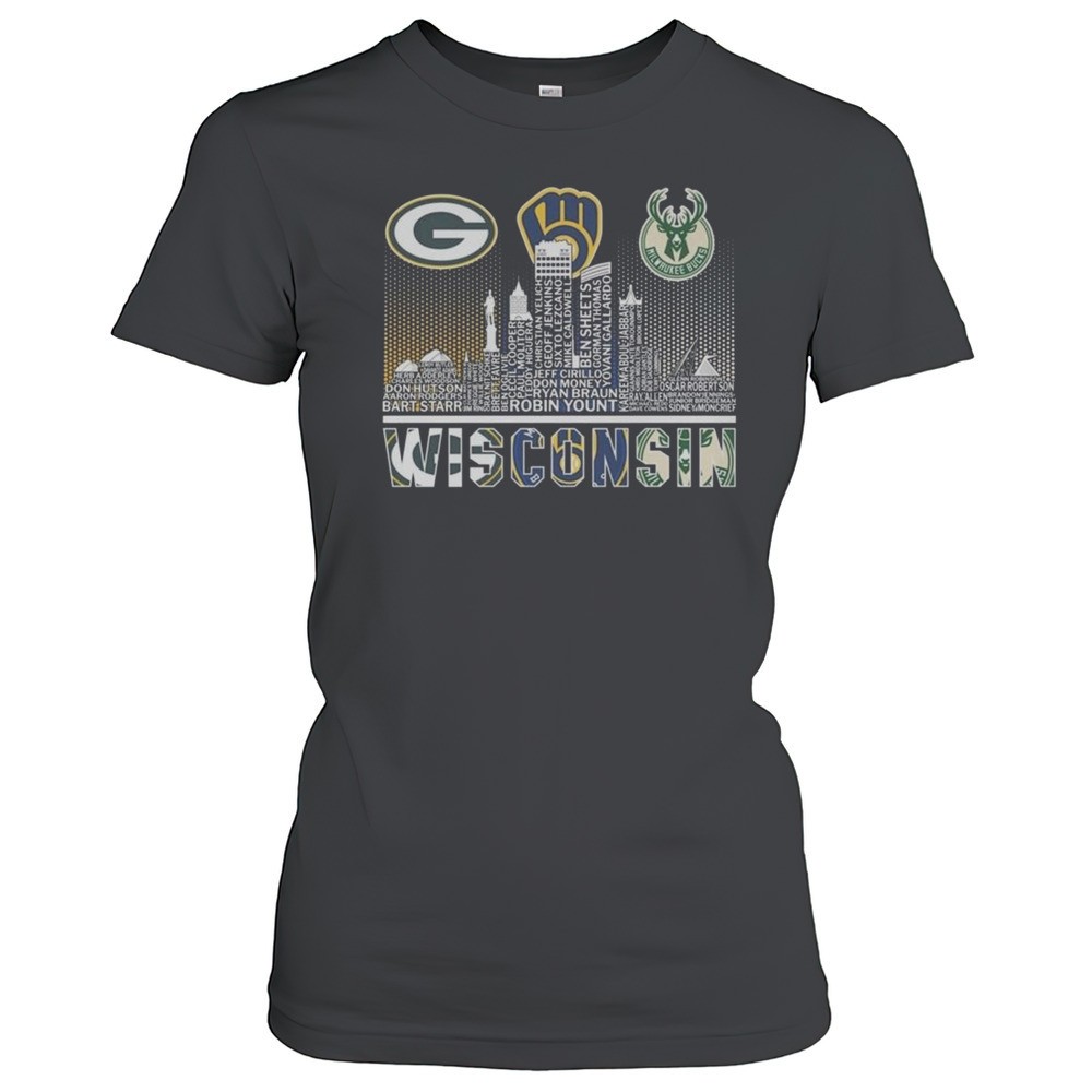 green-bay-packers-x-milwaukee-brewers-x-milwaukee-bucks-wisconsin-legend-skyline-jx6h1ea8 Green Bay Packers X Milwaukee Brewers X Milwaukee Bucks Wisconsin Legend Skyline Logo 2025 Shirt