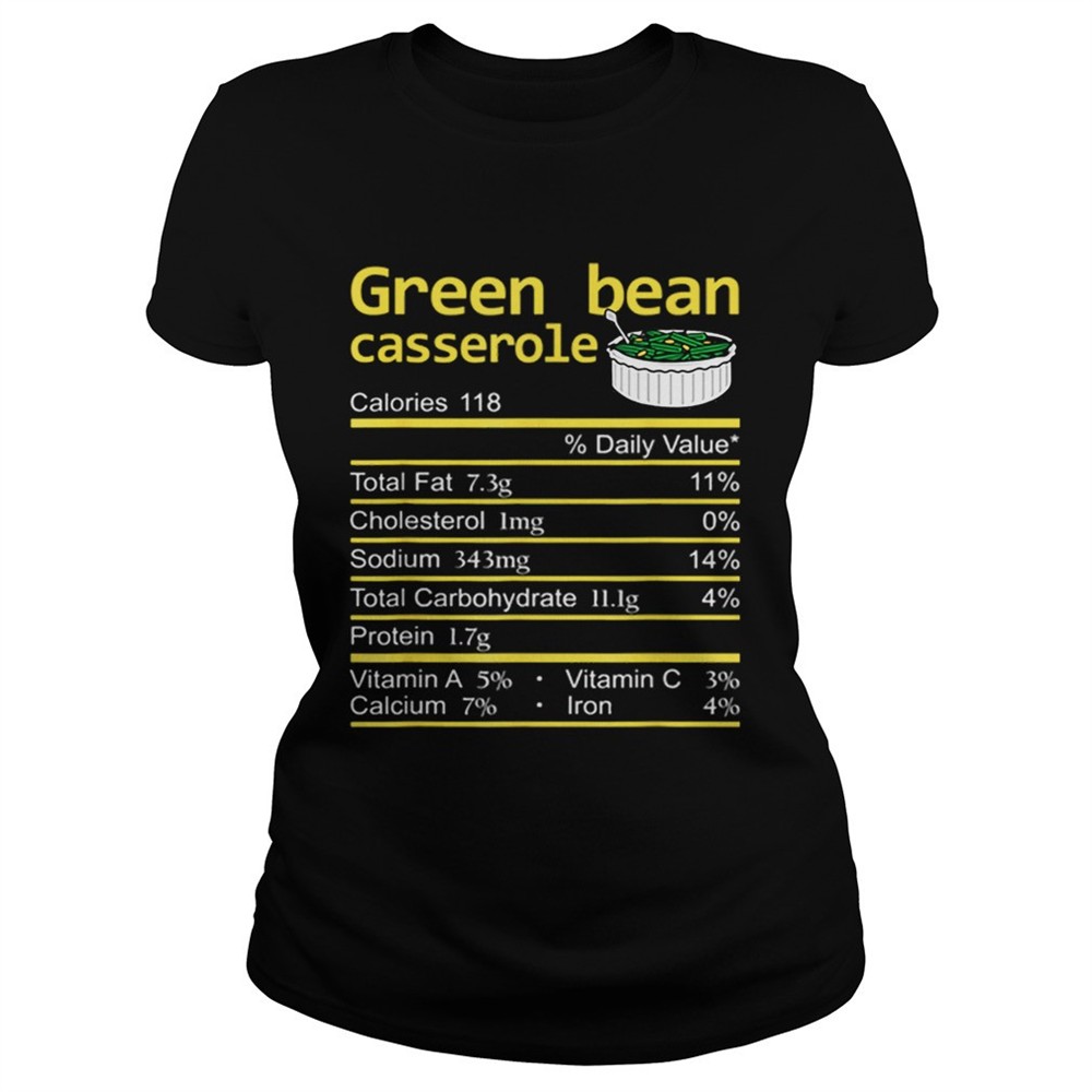 green-bean-casserole-nutrition-facts-thanksgiving-christmas-shirt-j3g28csy Green Bean Casserole Nutrition Facts Thanksgiving Christmas shirt