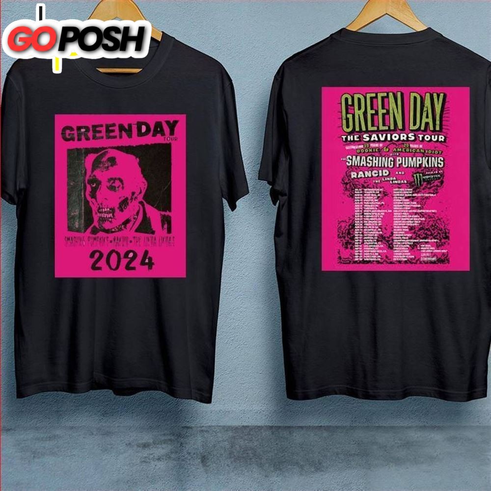Green Day The Saviors 2024 Tour T-Shirt Gift For Fans