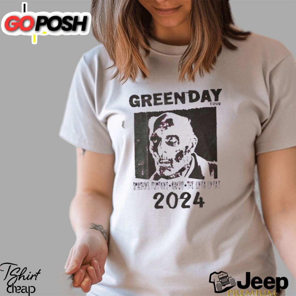 Green Day The Saviors 2025 Tour White Unisex T Shirt