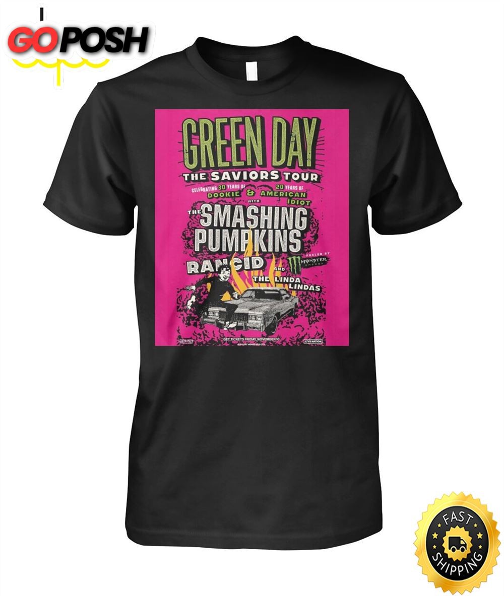 Green Day The Saviors Tour 2025 Shirt