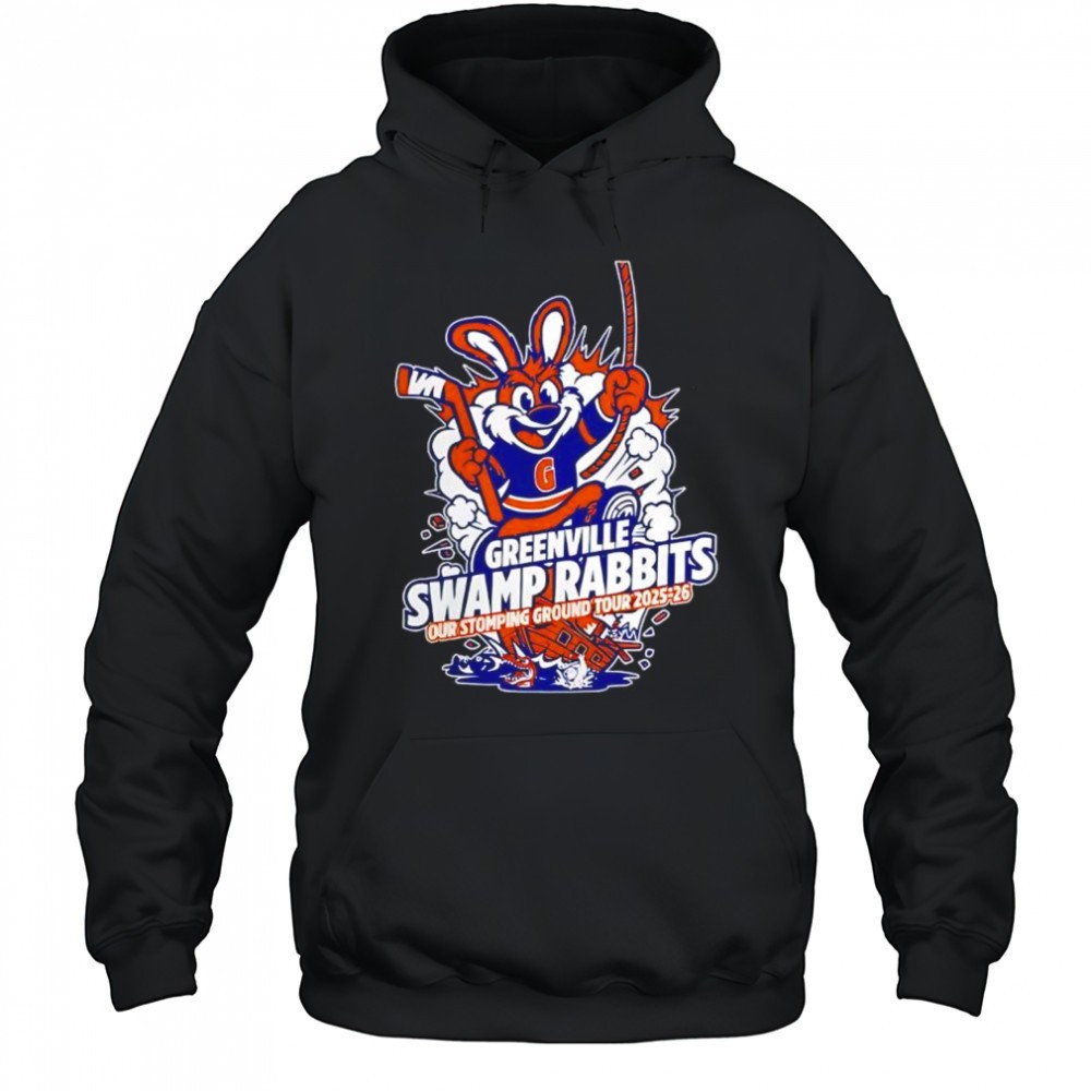 Greenville swamp rabbits our stomping ground tour 2025-2026 shirt