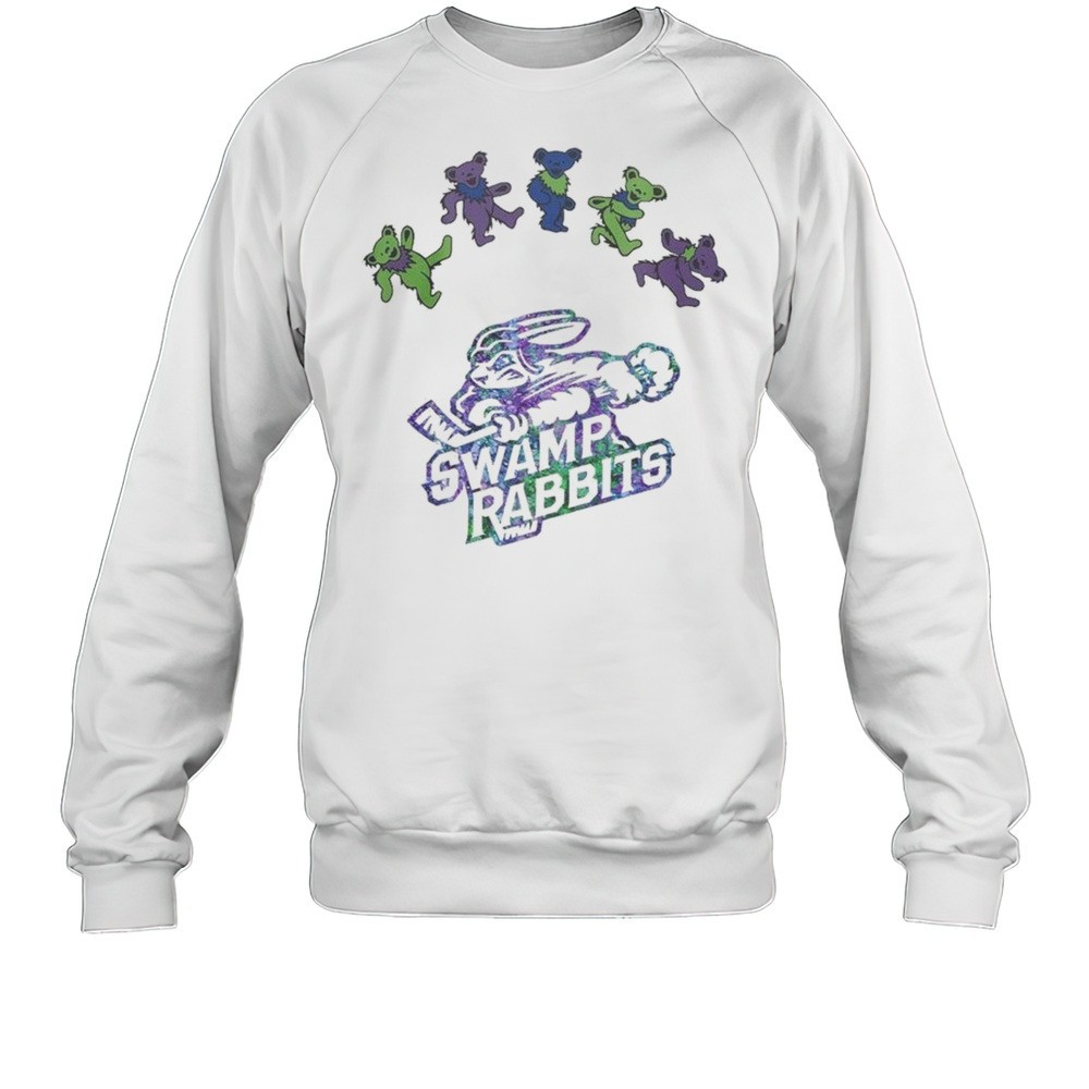 Greenville Swamp Rabbits X Grateful Dead Night 2025 Hockey Shirt