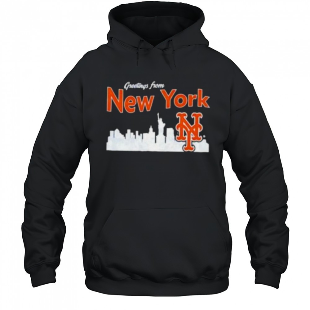 Greetings from New York Mets skyline shirt