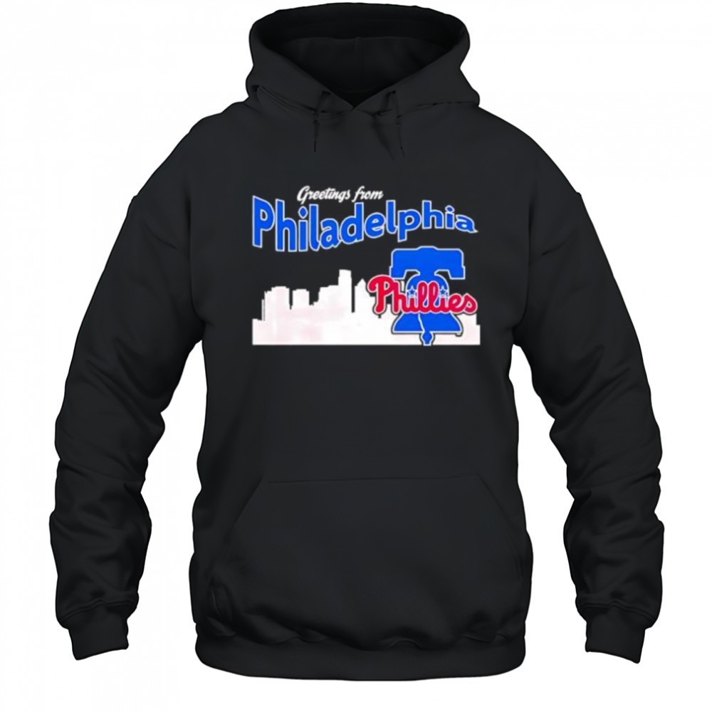 Greetings From Philadelphia Phillies Skyline shirt