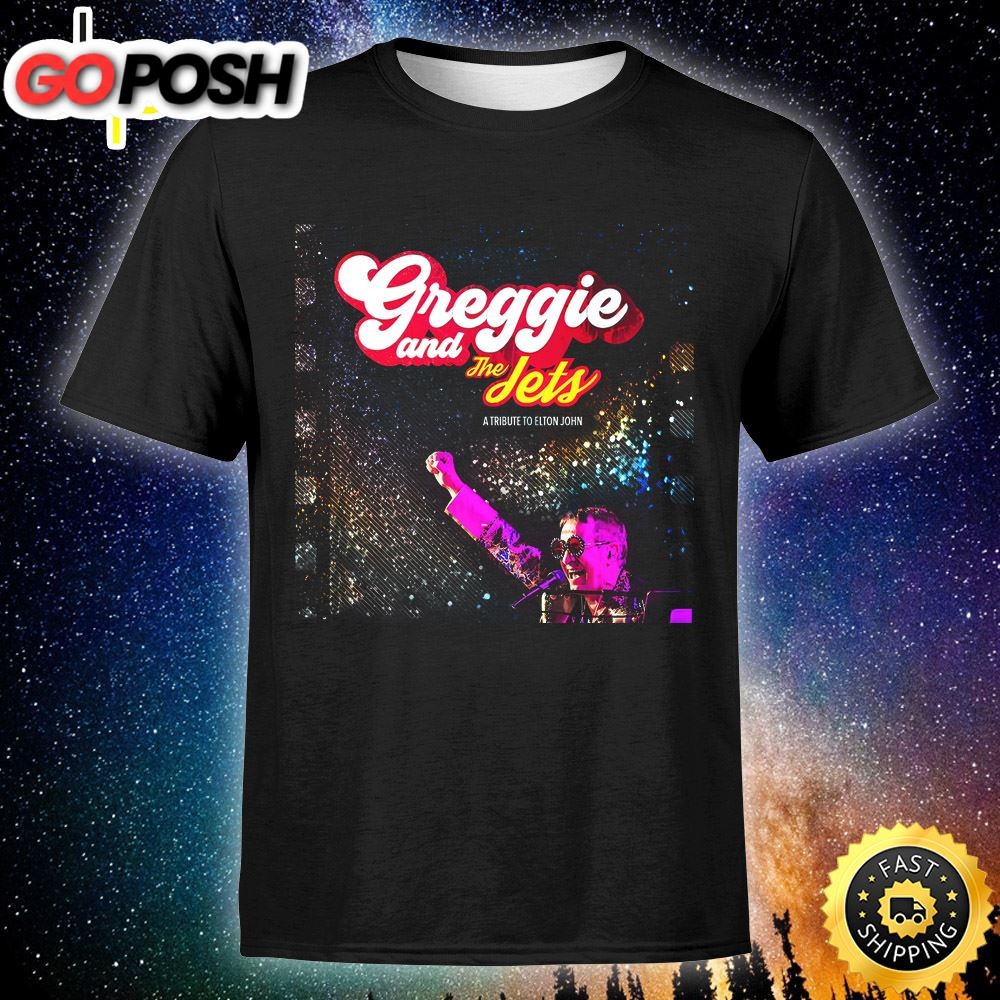 Greggie and the Jets – A Tribute To Elton John Friday, July 28 Tour 2025 Unisex T-shirt