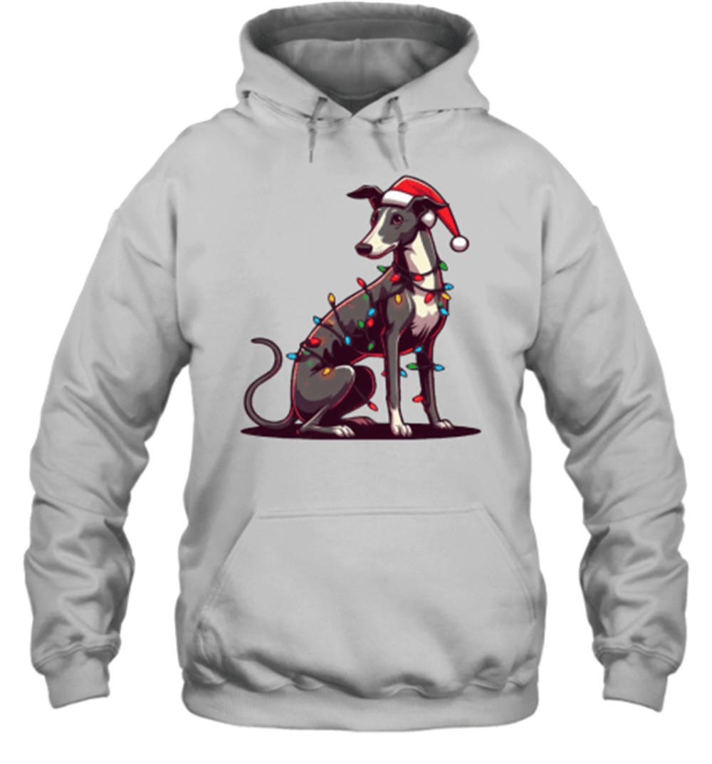 Greyhound Dog Christmas T-Shirt