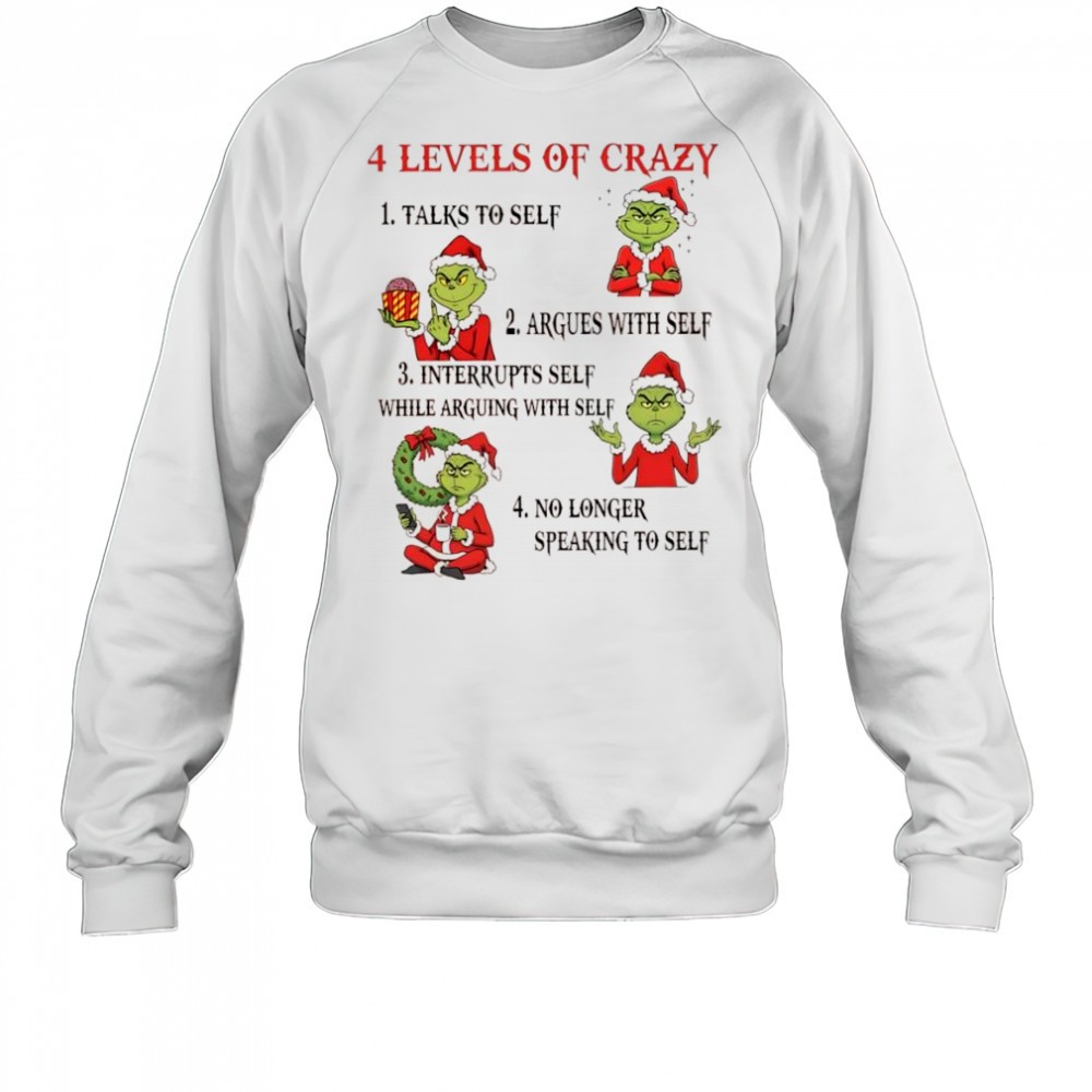 grinch-4-levels-of-crazy-shirt-yhttnzz8 Grinch 4 Levels of Crazy shirt