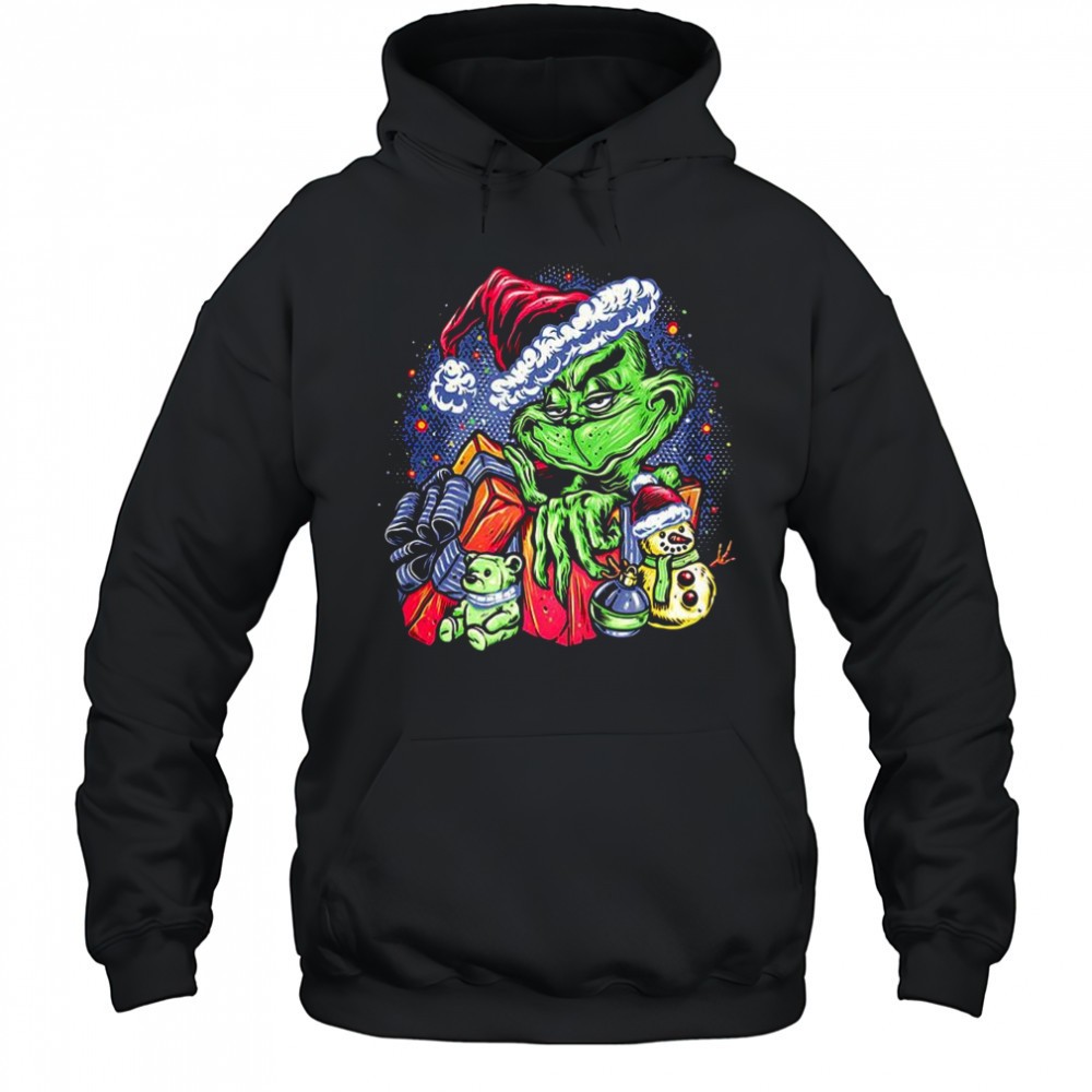 Grinch A grumpy present Christmas shirt