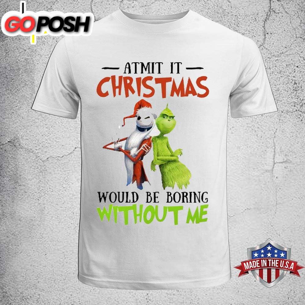 Grinch And Jack Christmas Unisex T-Shirt