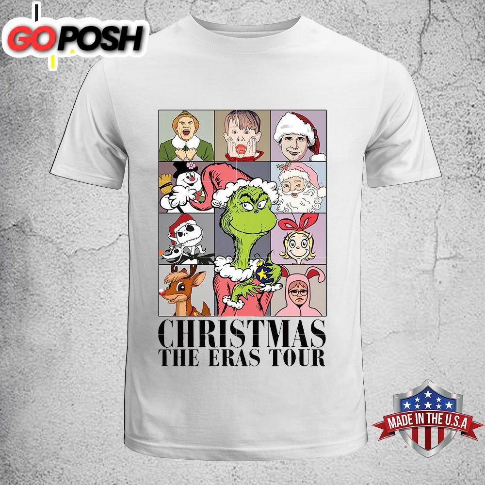 Grinch Christmas The Eras Tour Unisex T-Shirt