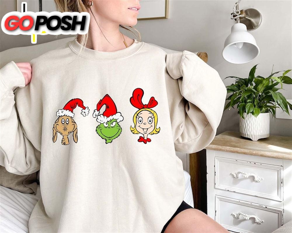Grinch Cindy Lou and Max Sweatshirt, Cindy Lou Grinch ,Class Grinch Sweatshirt ,Grinchmas Sweatshirt Christmas Grinch T shirt.