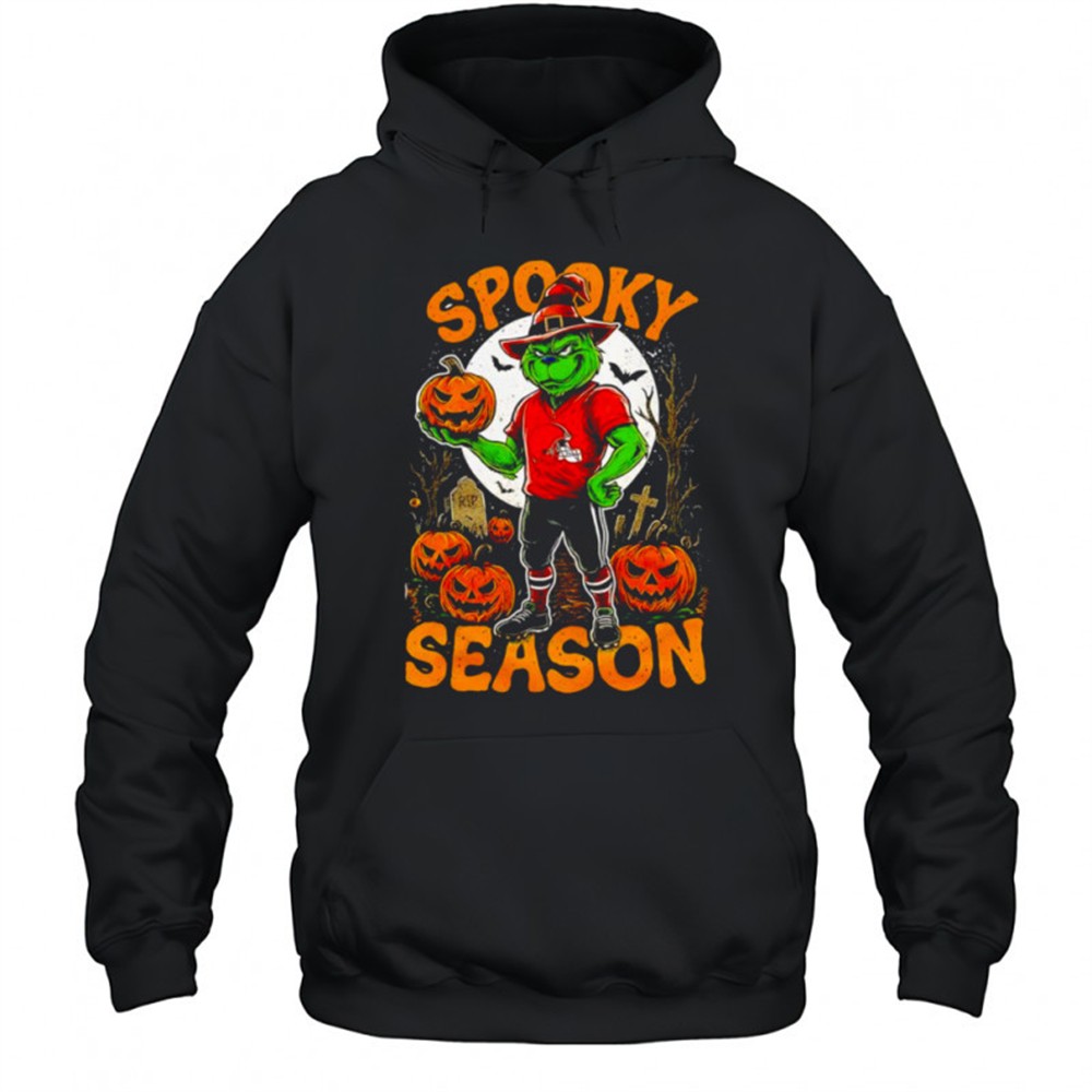 Grinch Cleveland Browns NFL Spooky Season Halloween shirt