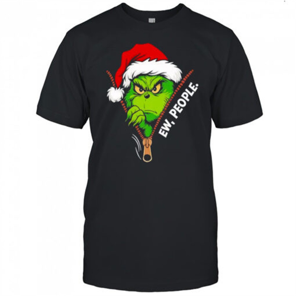 grinch-ew-people-christmas-green-monster-graphic-shirt-akoqx3my Grinch Ew People Christmas Green Monster Graphic shirt