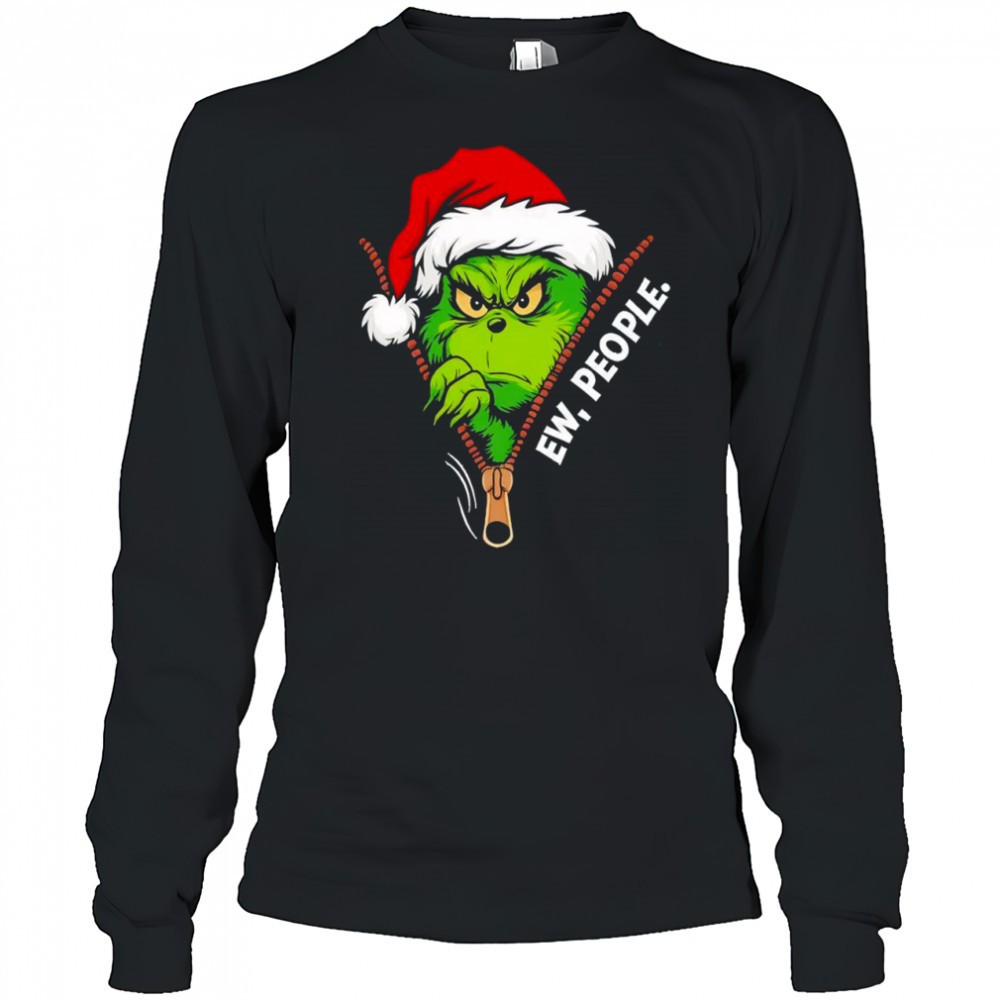 grinch-ew-people-christmas-green-monster-graphic-shirt-akoqx3my Grinch Ew People Christmas Green Monster Graphic shirt