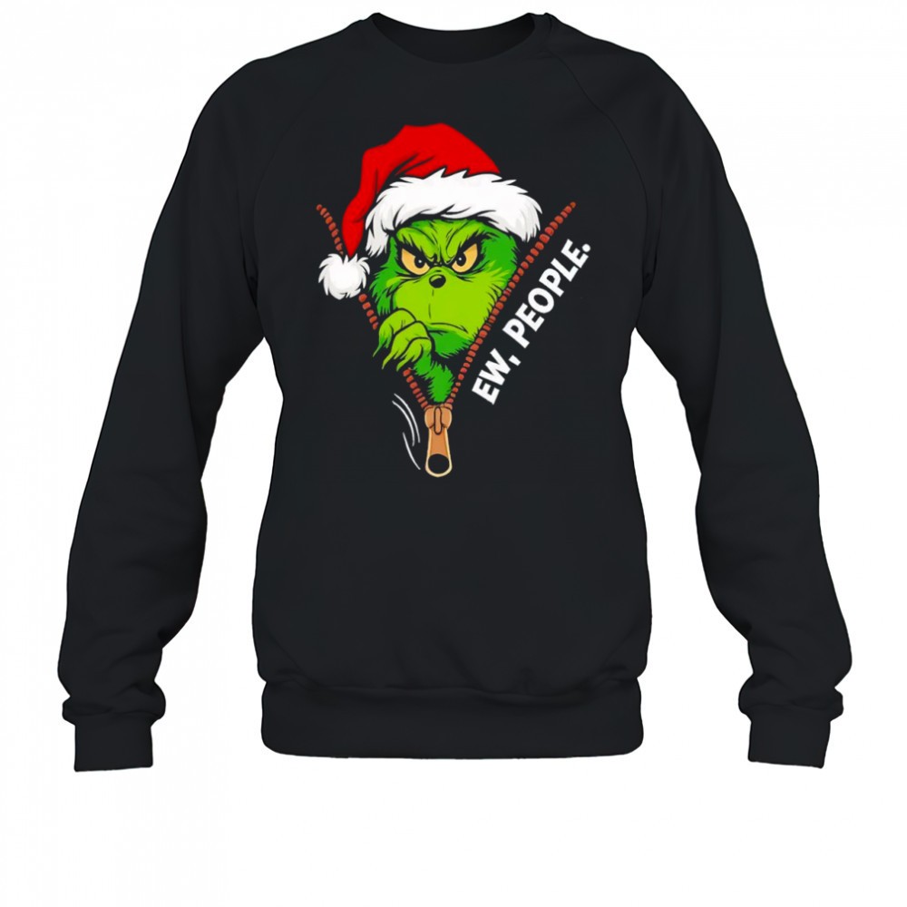 grinch-ew-people-christmas-green-monster-graphic-shirt-akoqx3my Grinch Ew People Christmas Green Monster Graphic shirt