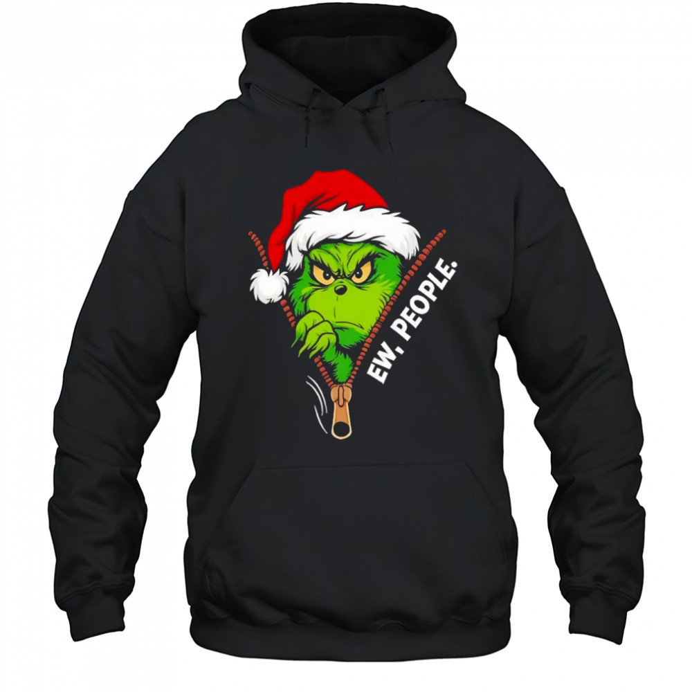 Grinch Ew People Christmas Green Monster Graphic shirt