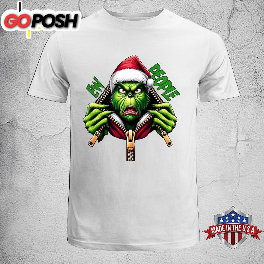 Grinch Ew People Christmas Unisex T-Shirt