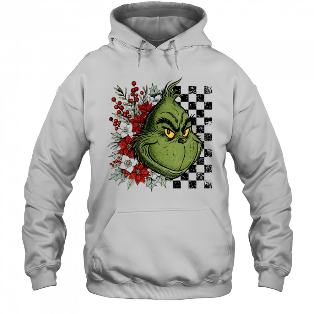 Grinch floral Christmas Characters Merry Christmas 2025 shirt