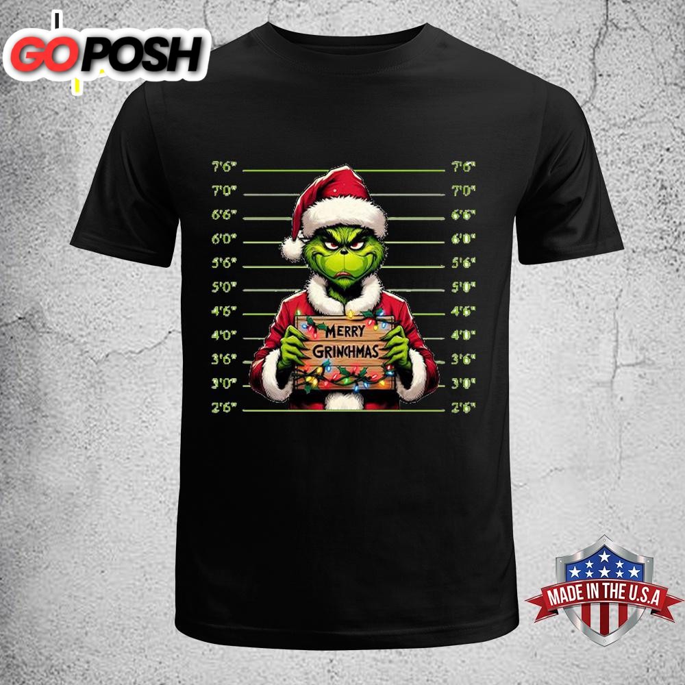Grinch Funny Merry Christmas Unisex T-Shirt