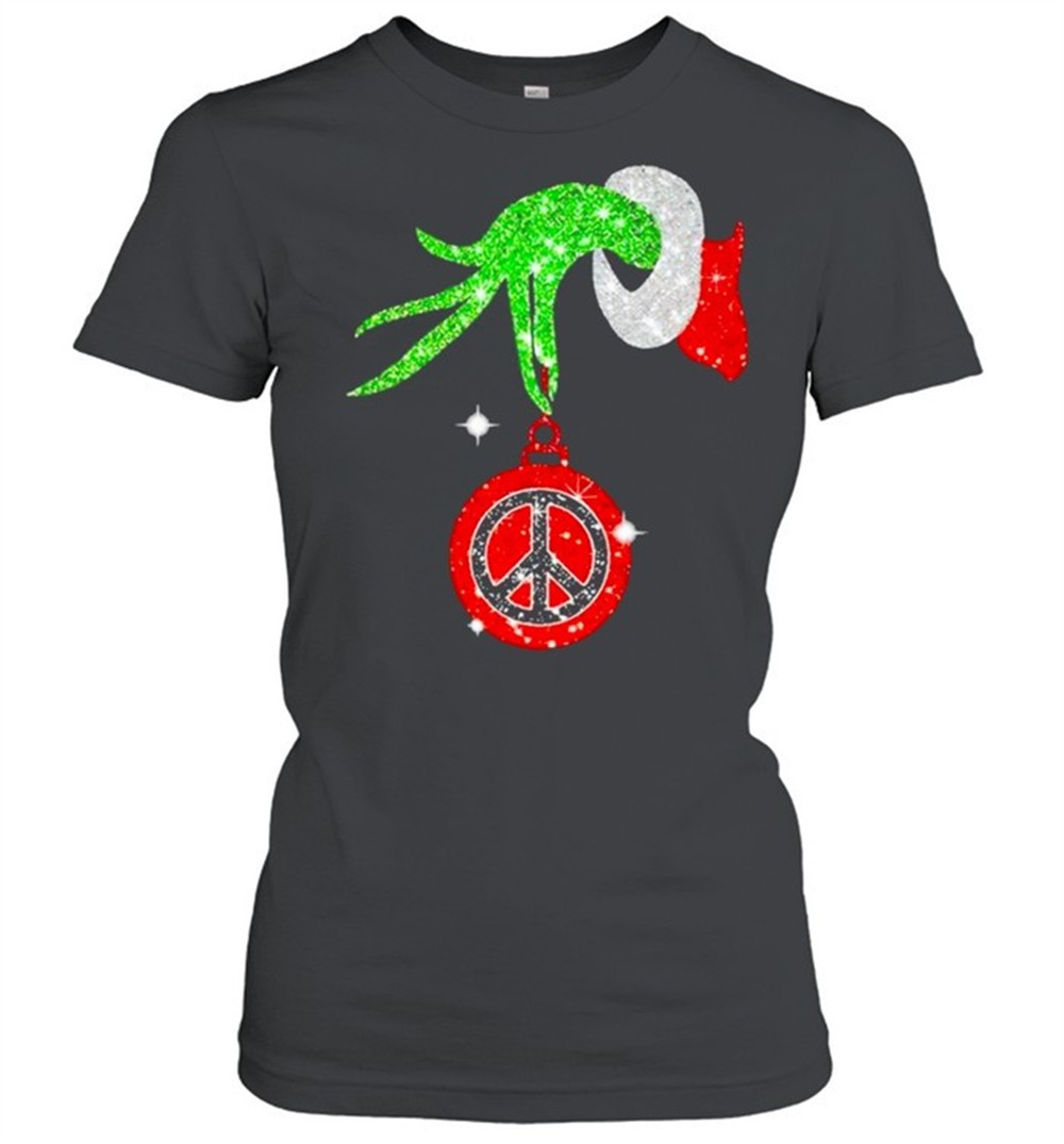grinch-hand-holding-hippie-peace-ornament-christmas-shirt-q1got1vm Grinch Hand Holding Hippie Peace Ornament Christmas Shirt