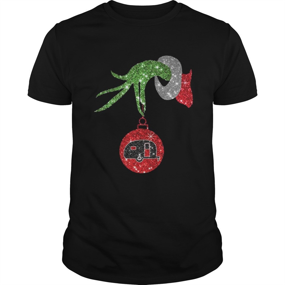 grinch-hand-holds-hippie-car-ornament-shirt-0uek330c Grinch hand holds Hippie car ornament shirt