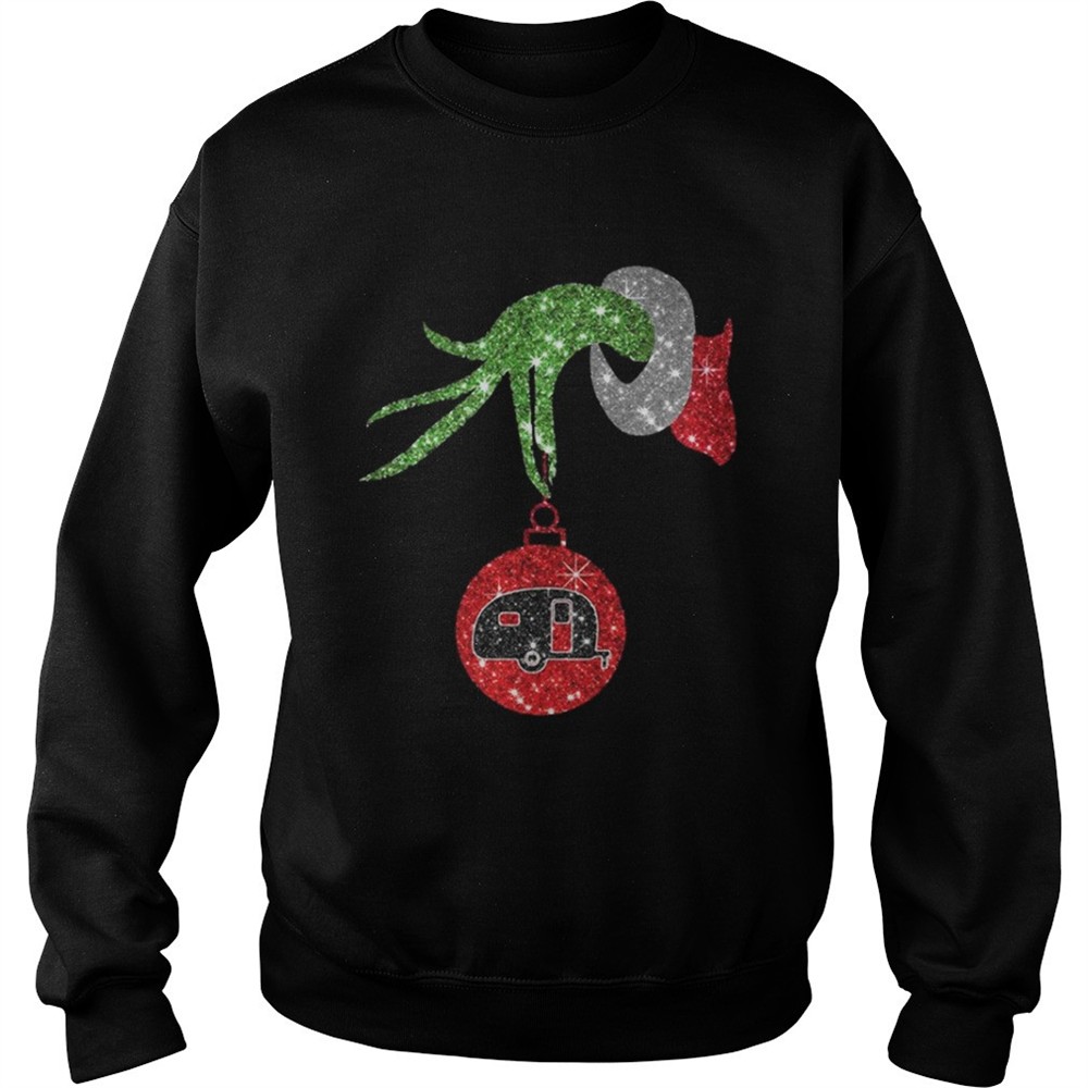 grinch-hand-holds-hippie-car-ornament-shirt-0uek330c Grinch hand holds Hippie car ornament shirt