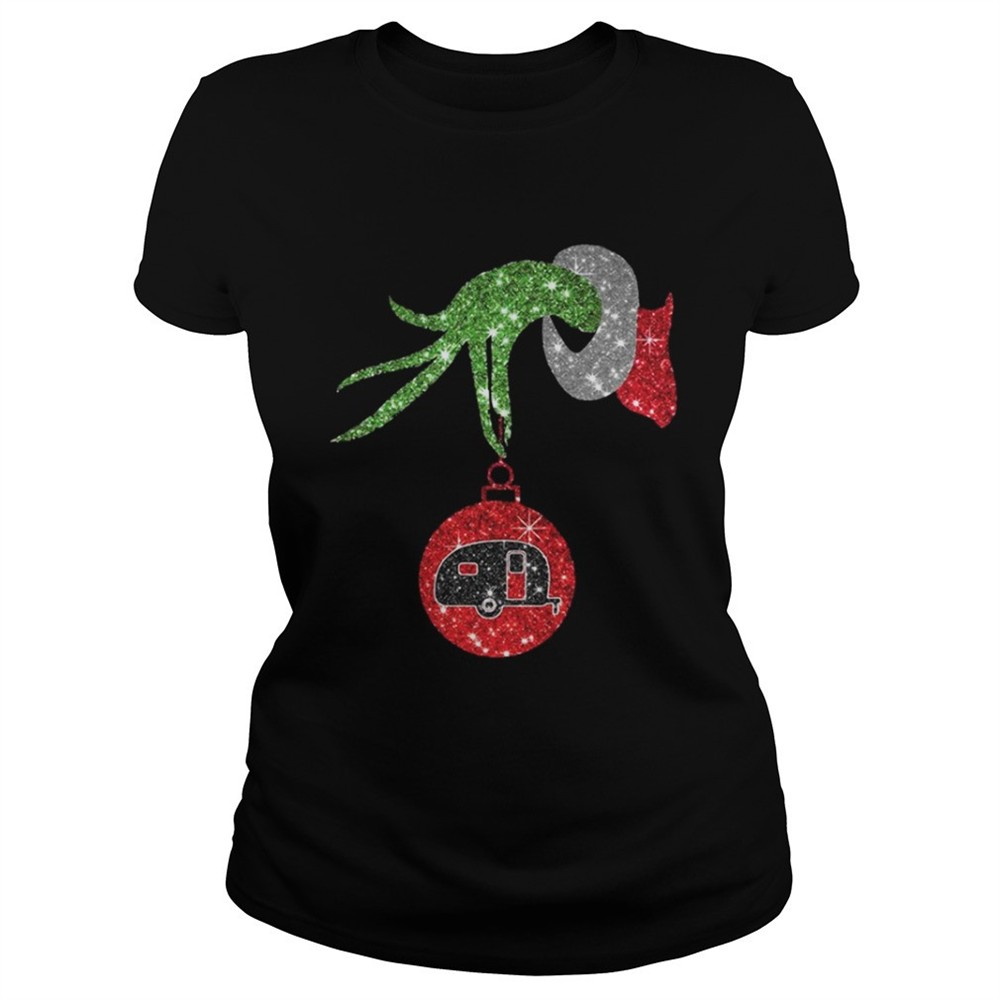 grinch-hand-holds-hippie-car-ornament-shirt-0uek330c Grinch hand holds Hippie car ornament shirt