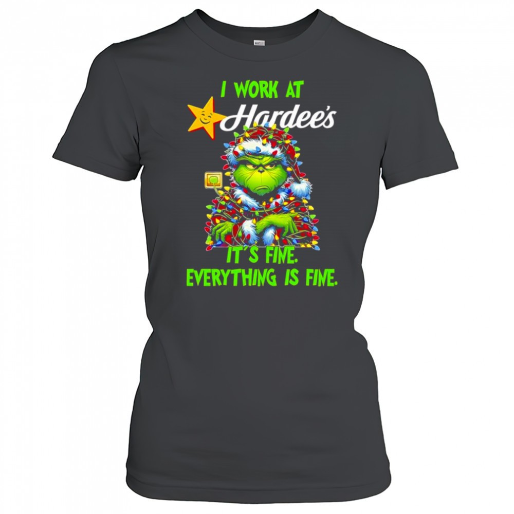 grinch-i-work-at-hardees-logo-its-fine-everything-is-fine-shirt-dagaltz3 Grinch i work at Hardees logo its fine everything is fine shirt