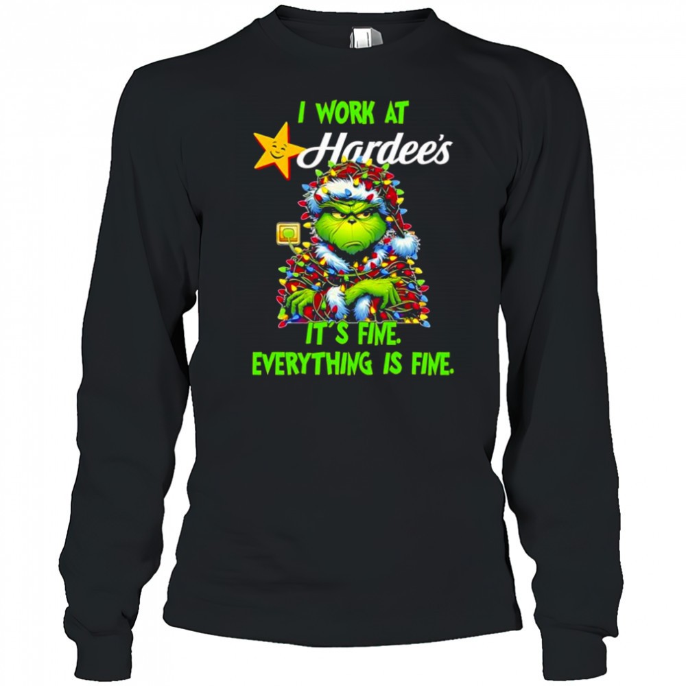 grinch-i-work-at-hardees-logo-its-fine-everything-is-fine-shirt-dagaltz3 Grinch i work at Hardees logo its fine everything is fine shirt