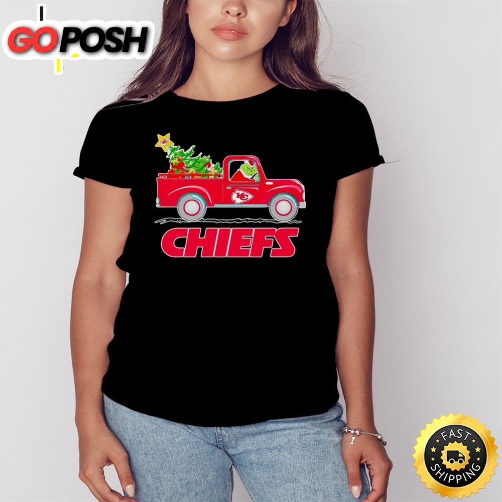 Grinch Kansas City Chiefs Driving Car Shirt