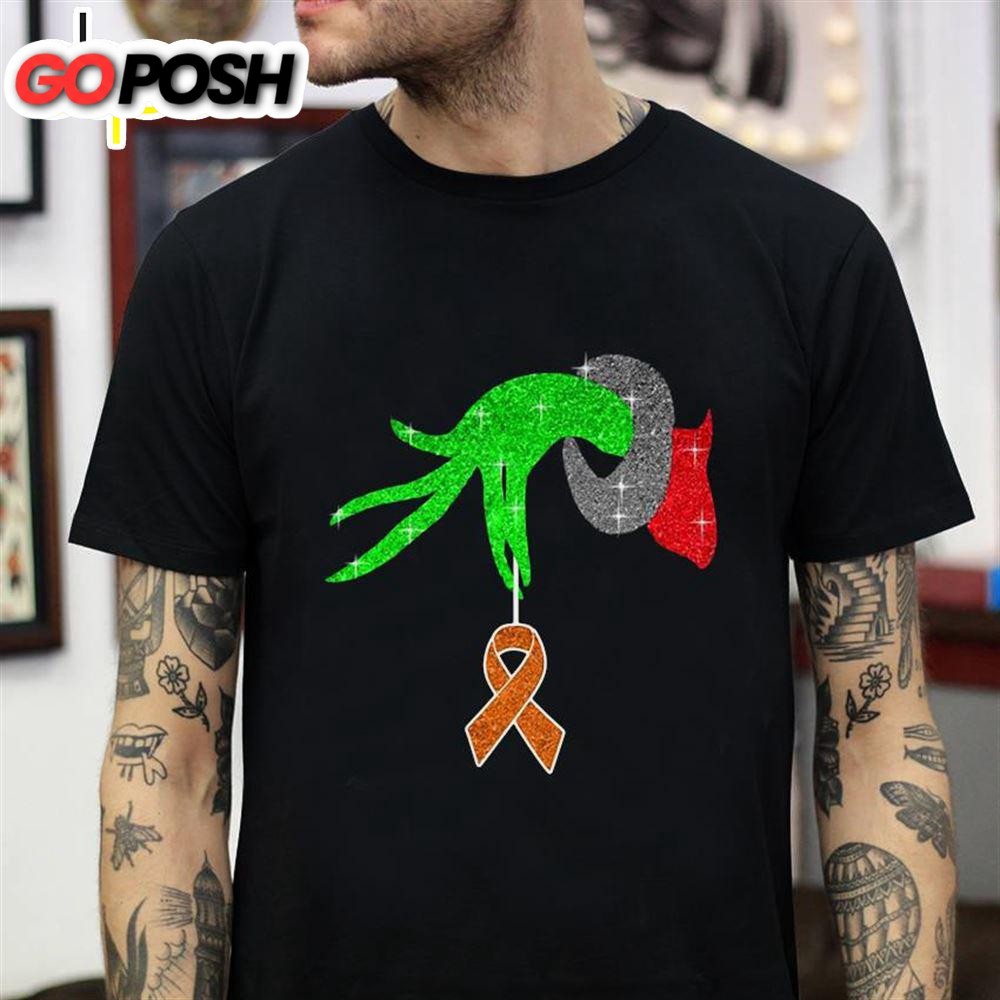 Grinch Leukemia Christmas T-Shirt