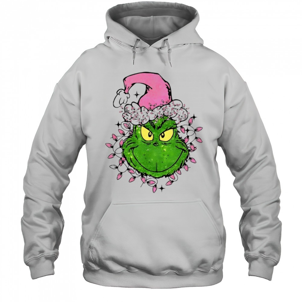 Grinch Max Santa hat pink Merry Christmas 2025 shirt